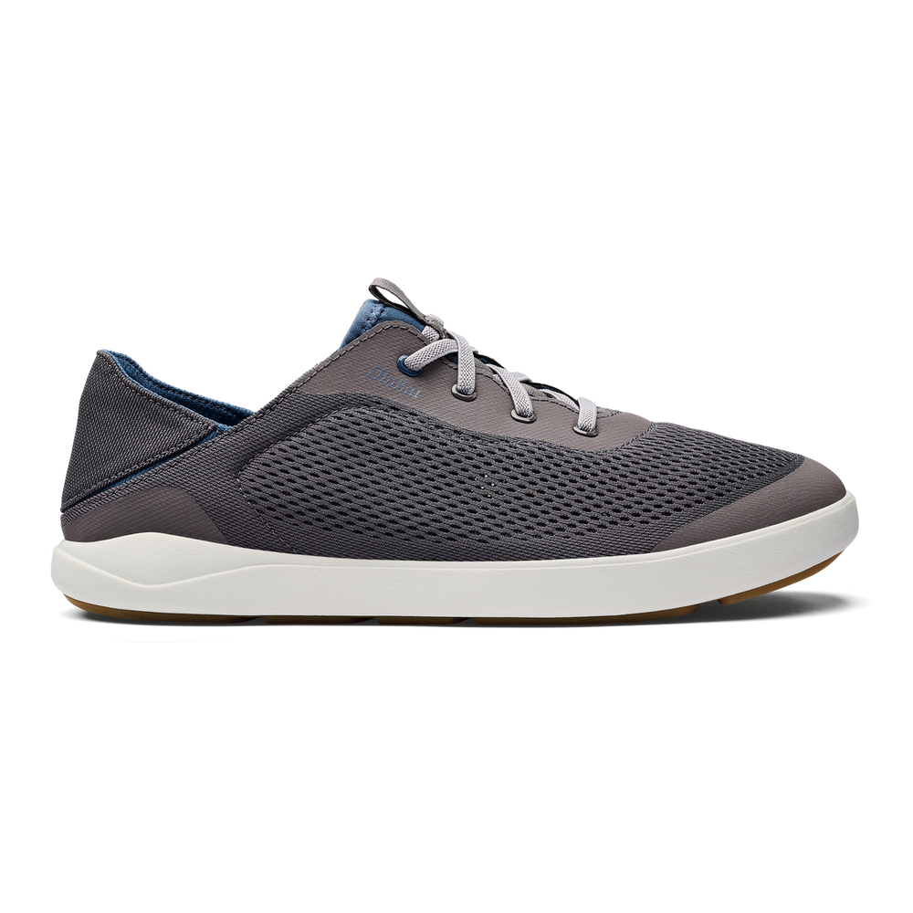 Moku Pae Men's Boat Shoes - Pavement / Vintage Blue | Men OluKai sale