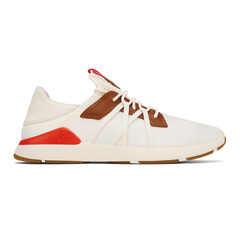 Mio Lī Men's Athletic Shoes - Bright White / Red Lava | Men OluKai sale