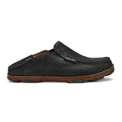 Moloā Men's Leather Slip On Shoes - Black / Toffee | Men OluKai outlet
