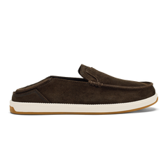 Kākaha Nia Men‘s Suede Slip-On Shoes - Dark Wood | Men OluKai sale