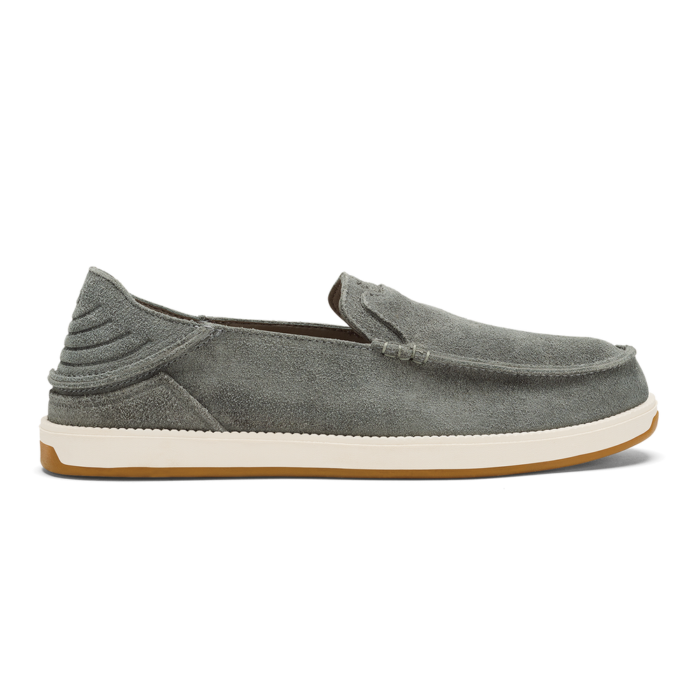 Kākaha Nia Men‘s Suede Slip-On Shoes - Ash | Men OluKai near me