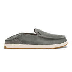 Kākaha Nia Men‘s Suede Slip-On Shoes - Ash | Men OluKai near me