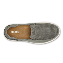 Kākaha Nia Men‘s Suede Slip-On Shoes - Ash | Men OluKai near me