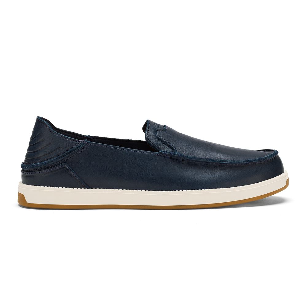 Kākaha Nia Men‘s Suede Slip-On Shoes - Mood Indigo | Men OluKai outlet