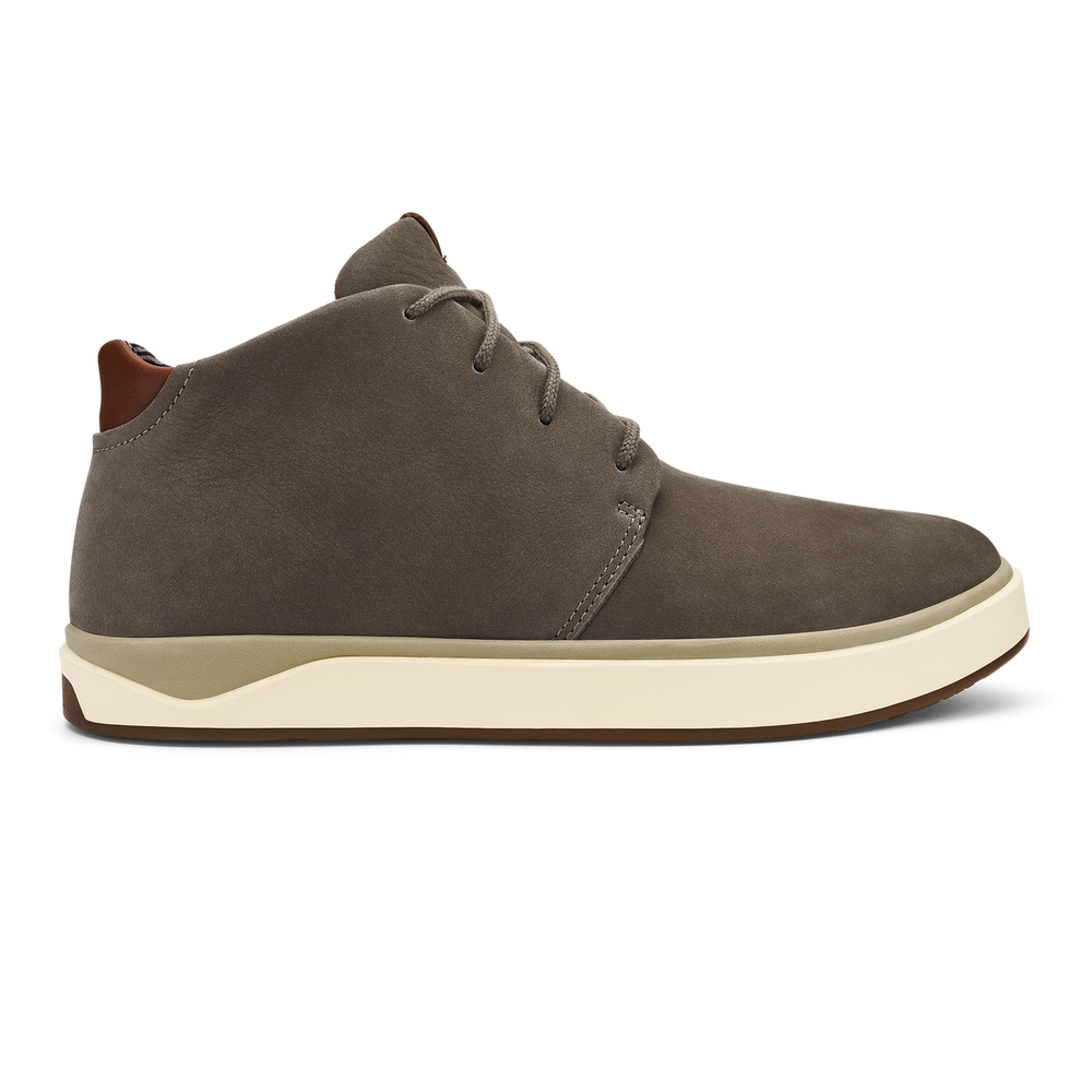 Papakū 'Ili Men’s Waterproof Leather Boots- Mustang | Men OluKai on sale