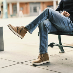 Papakū 'Ili Men’s Waterproof Leather Boots- Tan | Men OluKai cheap