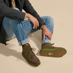 Mōlina Men’s Waterproof Leather Boots - Mustang Hanu | Men OluKai on sale