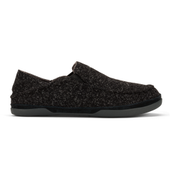 Moloā Hulu Men’s Wool Slippers - Black | Men OluKai discount