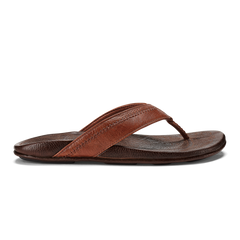 Hiapo - Rum / Dark Wood Men’s Leather Beach Sandals | Men OluKai for sale