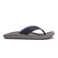 Ulele Men's Beach Sandals - Blue Depth / Charcoal | Men OluKai discount