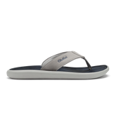 Pili Men’s Waterproof Leather Sandals - Ash / Mood Indigo | Men OluKai outlet
