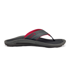 Kīpī Men’s Comfortable Beach Sandals - Dark Shadow | Men OluKai outlet