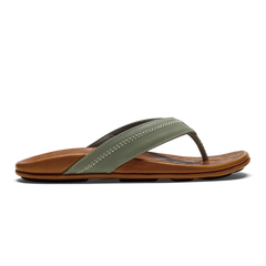 Hiapo - Odyssey Grey / Sahara Men’s Leather Beach Sandals | Men OluKai discount