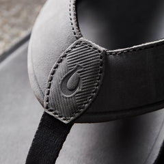 Tuahine Men's Waterproof Leather Beach Sandals - Rock | Men OluKai near me