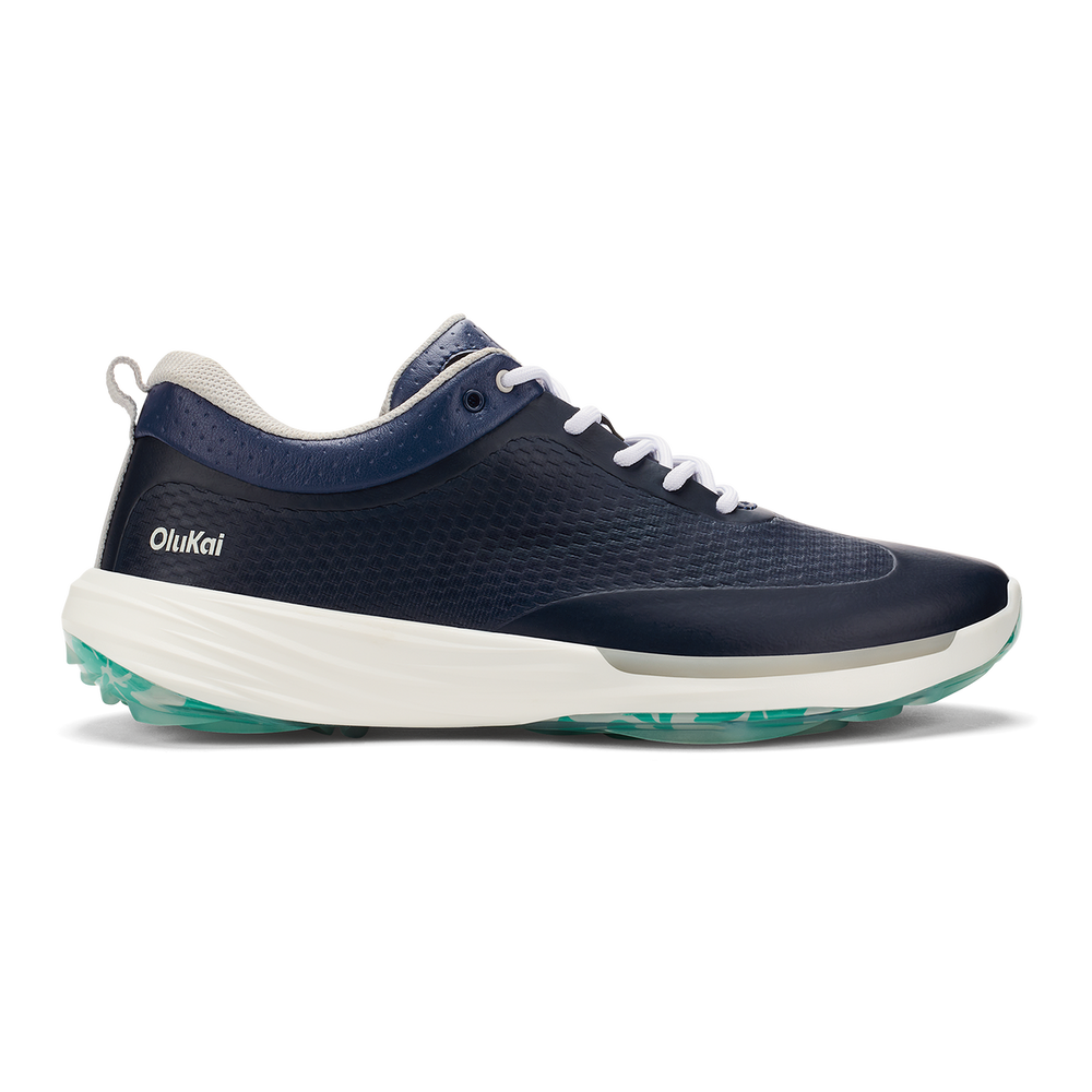 Mākena Men’s Waterproof Golf Shoes - Mood Indigo | Men OluKai online