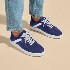 Hā‘upu Women’s Leather Sneakers - Navy / Off White | Women OluKai on sale