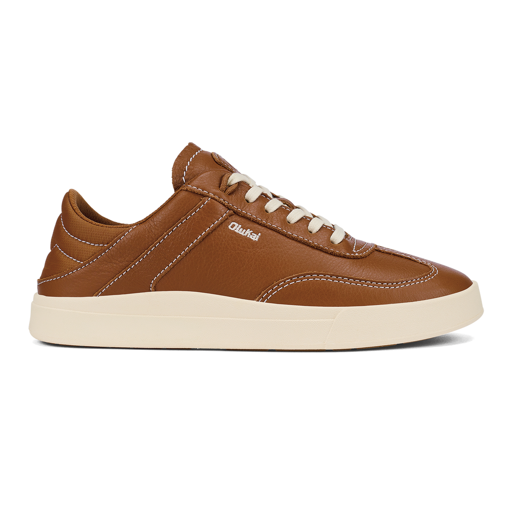 Hā‘upu Women’s Leather Sneakers - Fox | Women OluKai sale