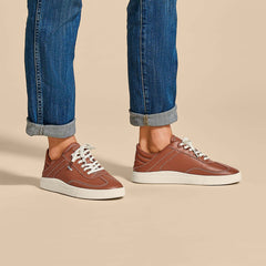 Hā‘upu Women’s Leather Sneakers - Fox | Women OluKai sale