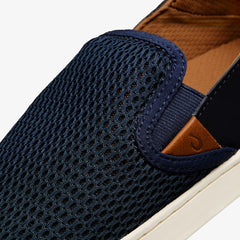 Pehuea Women's Breathable Slip-On Sneakers - Trench Blue | Women OluKai sale