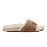 Hō‘ala Slide Women’s Slide Slipper Sandals - Tan / Puka | Women OluKai cheap