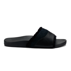 Hō‘ala Slide Women’s Slide Slipper Sandals - Black | Women OluKai for sale