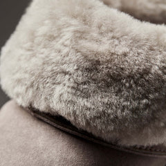 Ku‘i Women’s Fuzzy Slip-On Slippers - Fog | Women OluKai discount