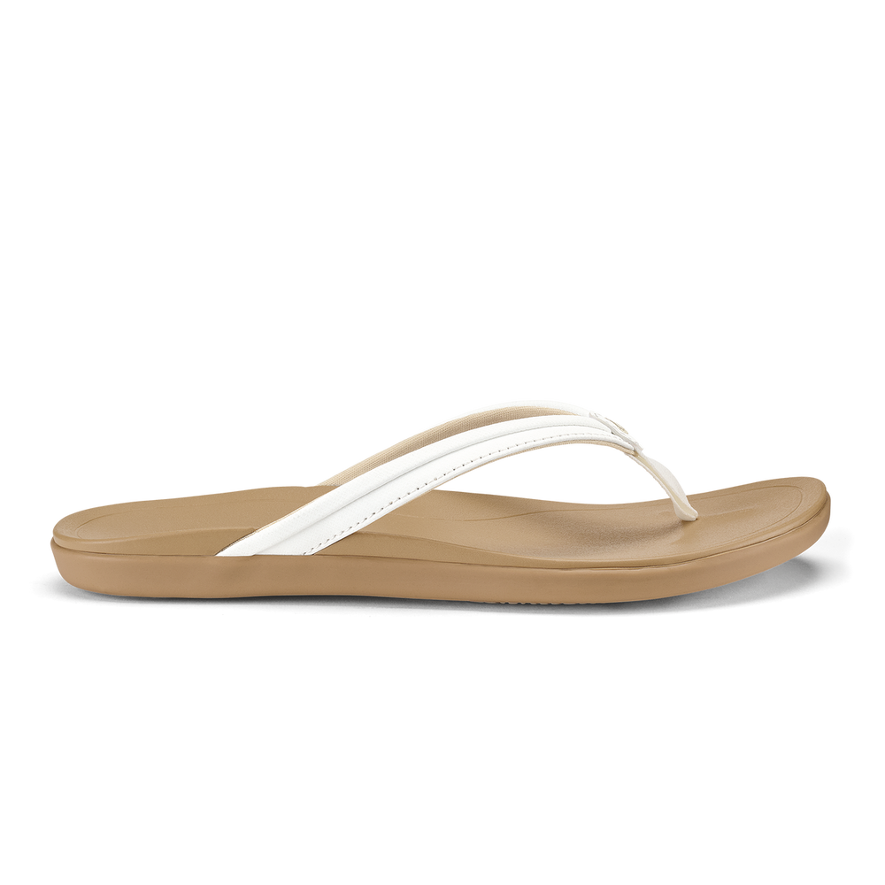 Ho‘opio Malua - Bright White / Warm Sand | Women OluKai discount