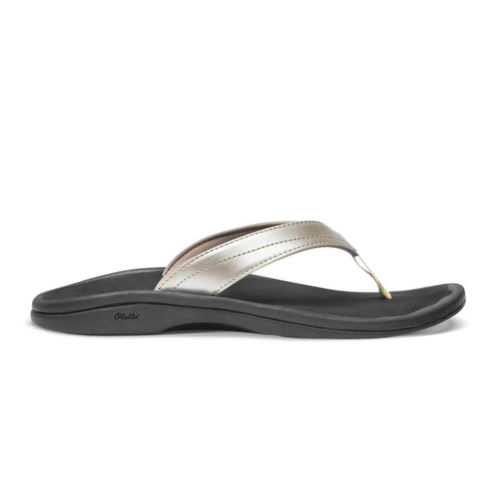 OluKai ‘Ohana - Bubbly / Black | Women's Beach Sandals | Women OluKai for sale
