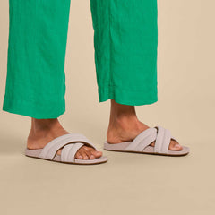 Hila Women’s Beach Slide Sandals - Cloudy | Women OluKai on sale