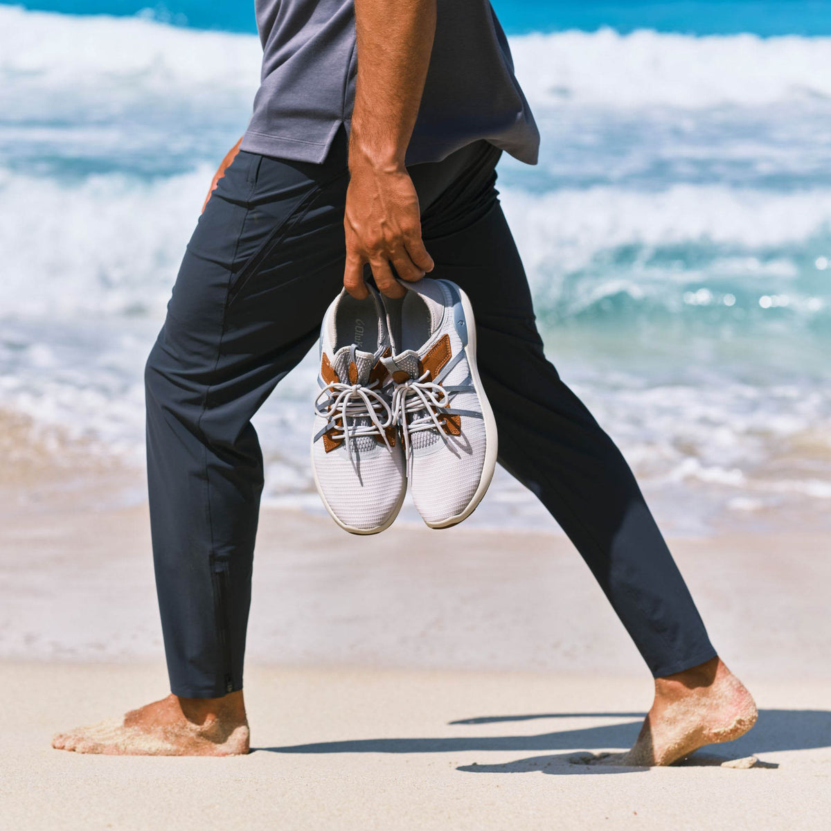 Mio Lī Men's Athletic Shoes - Mist Grey / Poi | Men OluKai sale