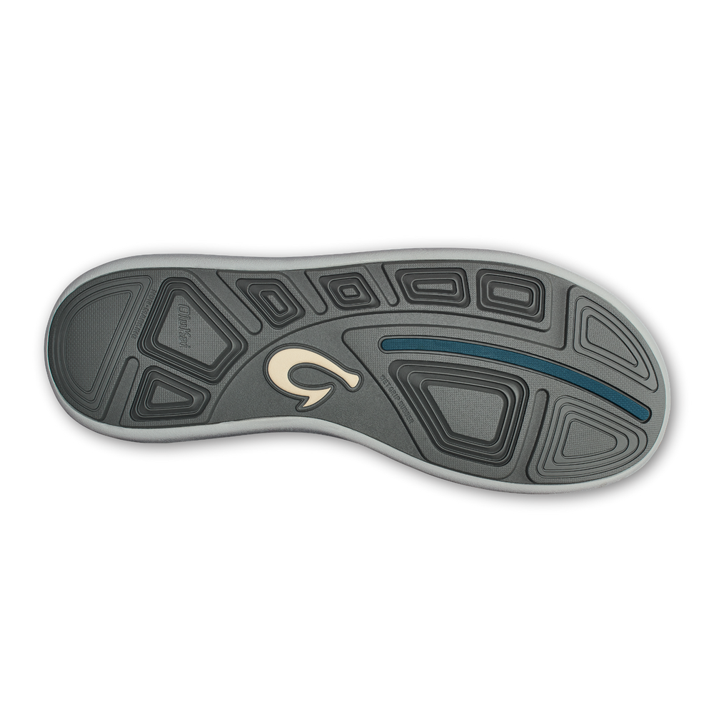 Moku Pae Men's Boat Shoes - Black / Blue Coral | Men OluKai near me
