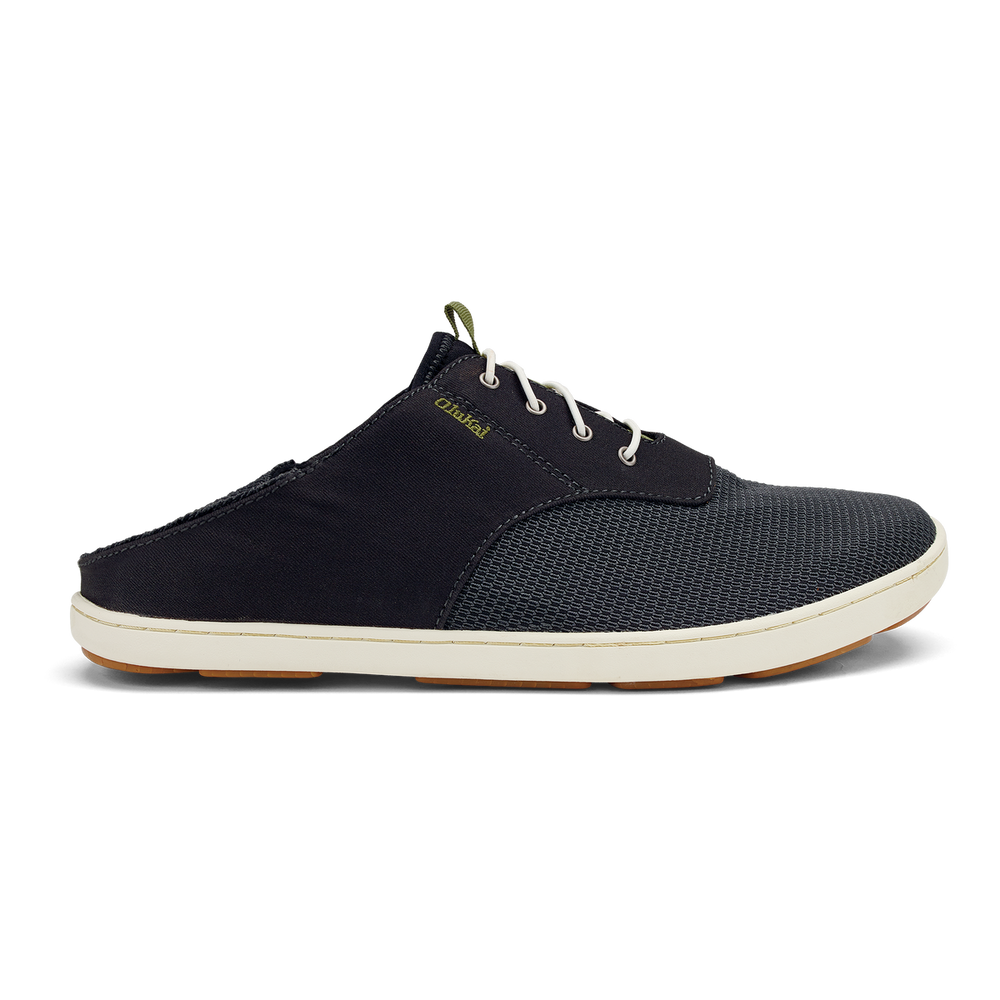 Nohea Moku Men's Boat Shoes - Black | Men OluKai outlet
