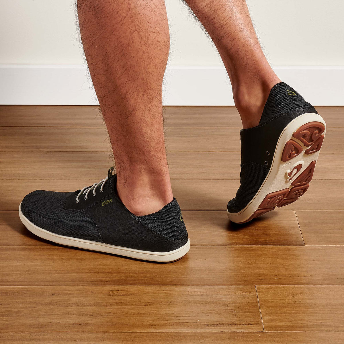 Nohea Moku Men's Boat Shoes - Black | Men OluKai outlet