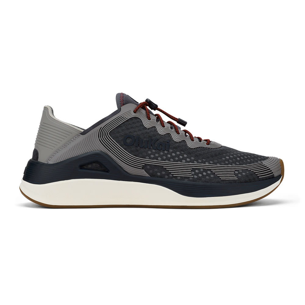 ‘Ahi Men’s Water Boat Shoes - Rock / Ash | Men OluKai on sale