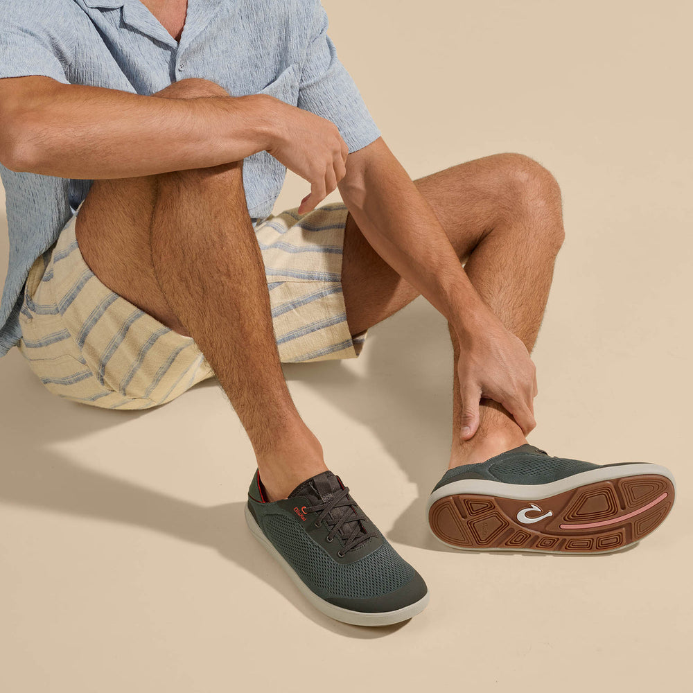 Moku Pae Men's Boat Shoes - Island Salt / Koi | Men OluKai outlet