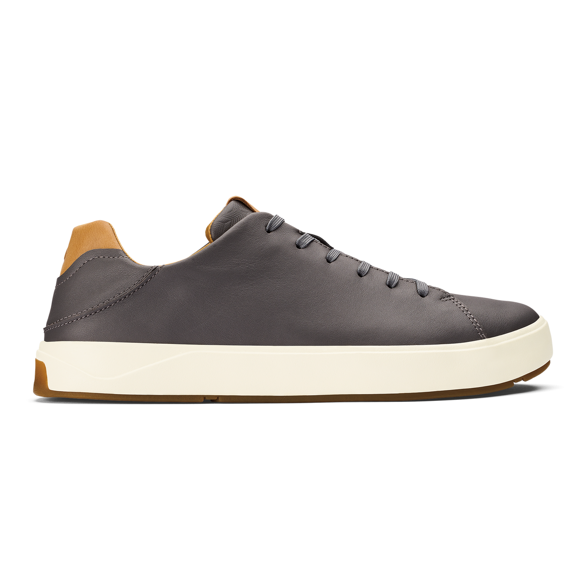 Lae‘ahi Lī ‘Ili Men's Leather Sneakers - Stone | Men OluKai cheap