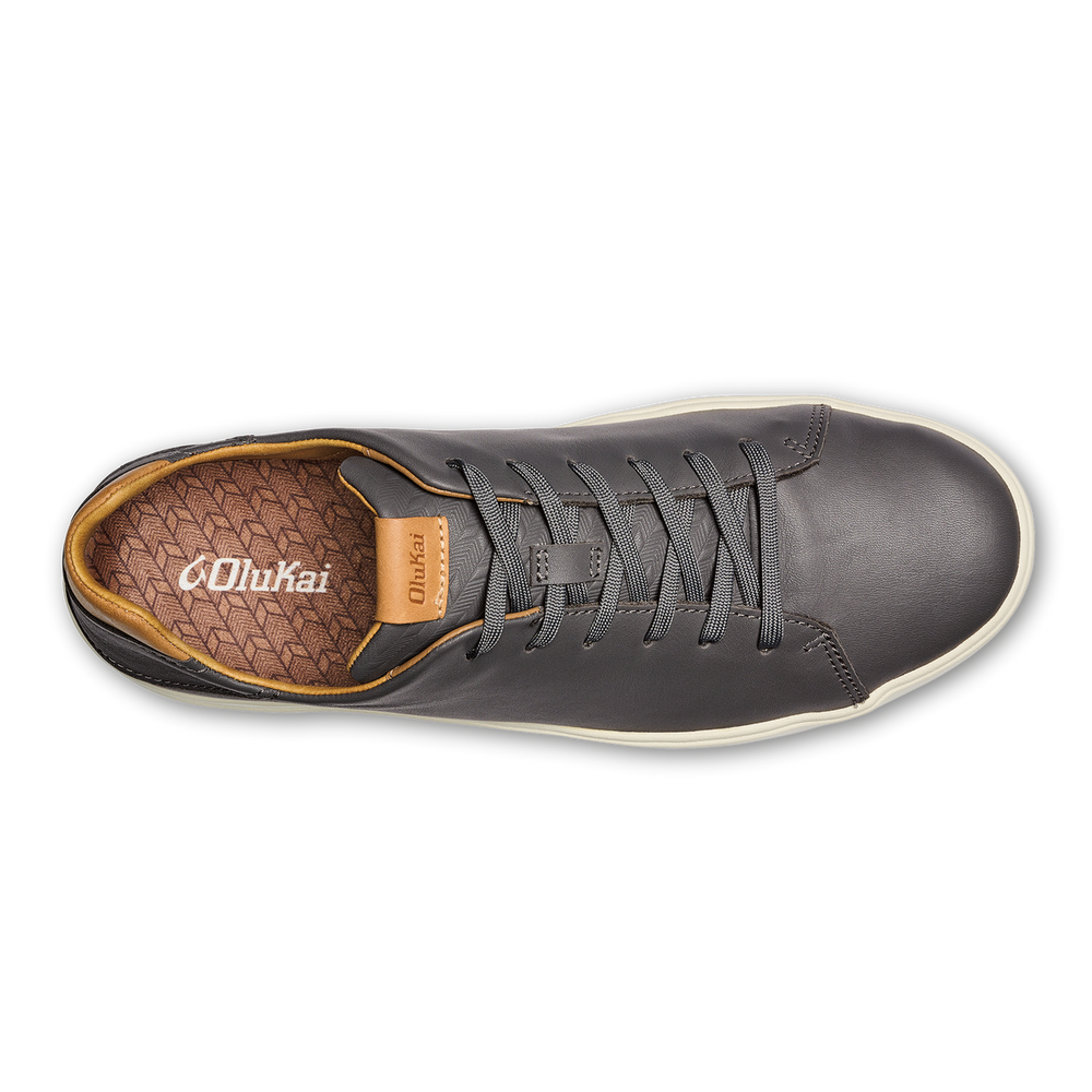 Lae‘ahi Lī ‘Ili Men's Leather Sneakers - Stone | Men OluKai cheap