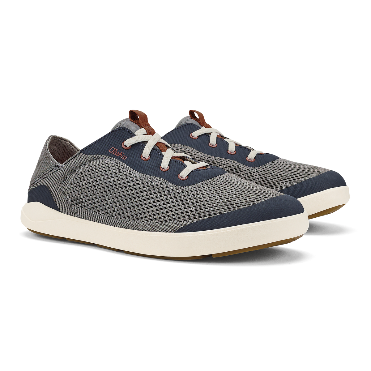 Moku Pae Men's Boat Shoes - Ash / Trench Blue | Men OluKai near me