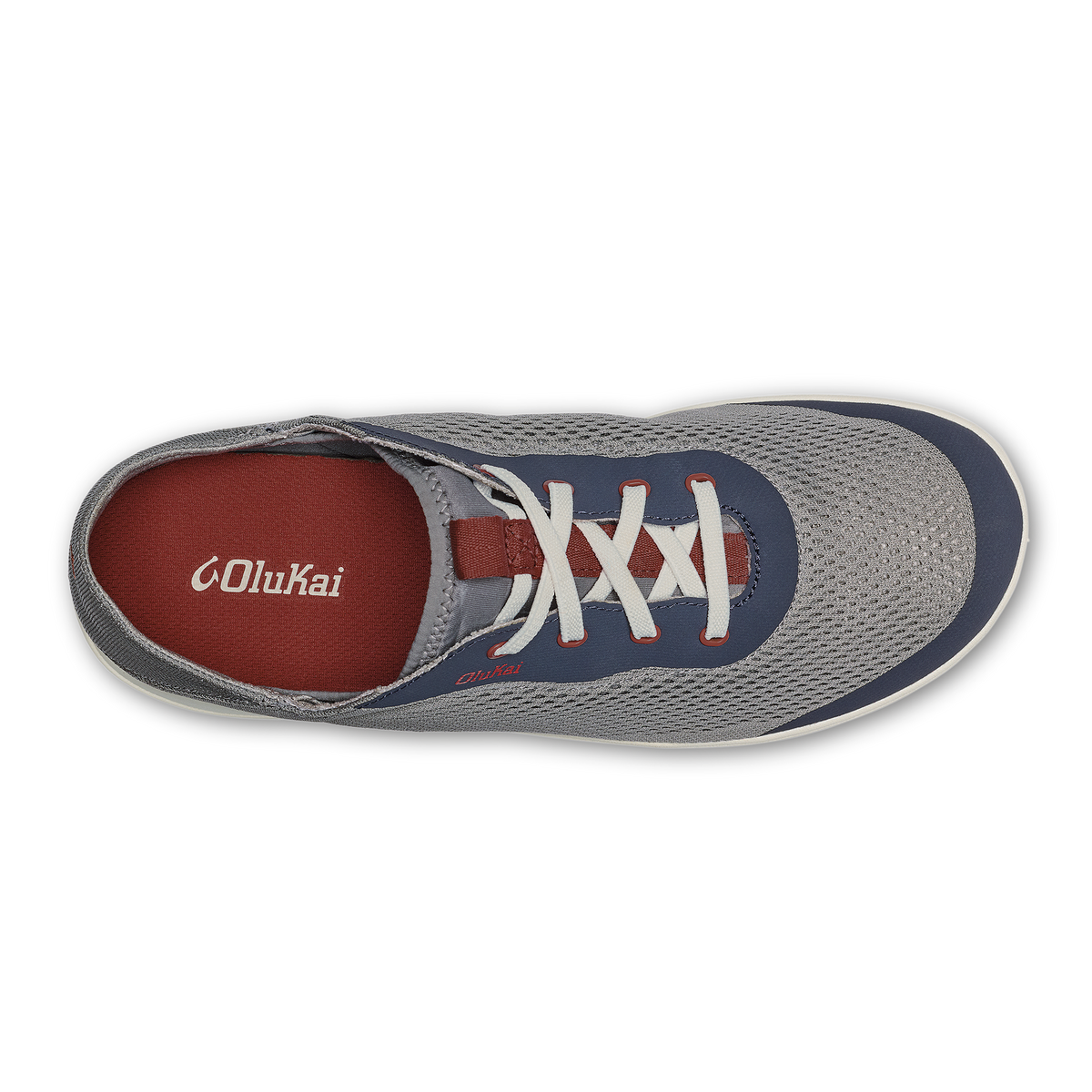Moku Pae Men's Boat Shoes - Ash / Trench Blue | Men OluKai near me