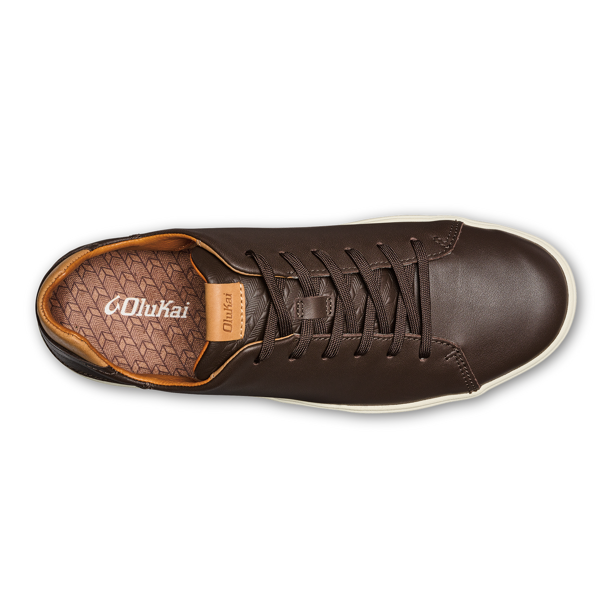 Lae‘ahi Lī ‘Ili Men's Leather Sneakers - Dark Java | Men OluKai for sale