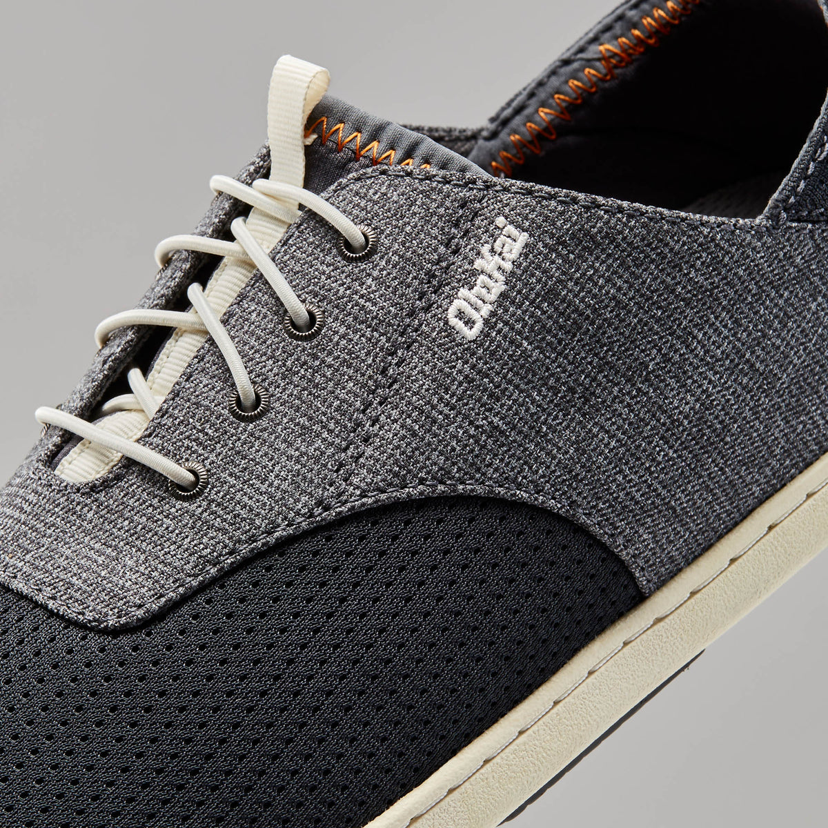 Nohea Moku Men's Boat Shoes - Dark Shadow | Men OluKai on sale