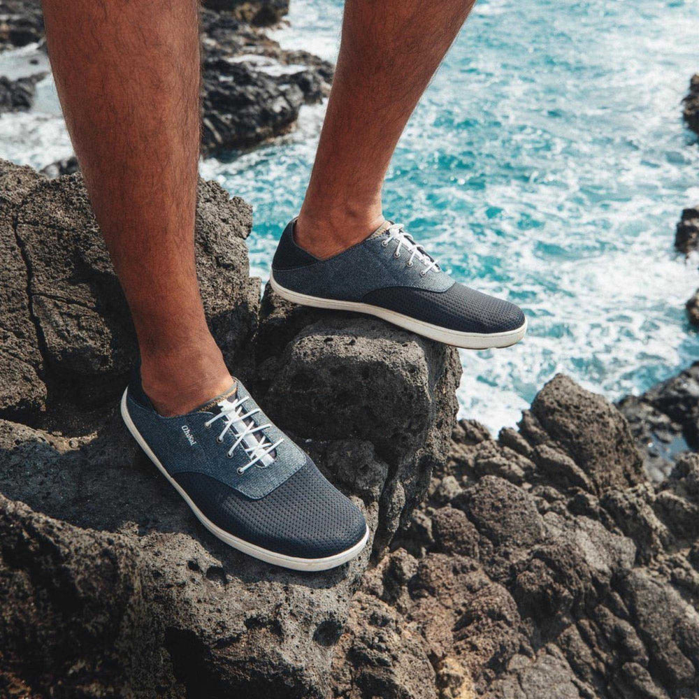 Nohea Moku Men's Boat Shoes - Dark Shadow | Men OluKai on sale