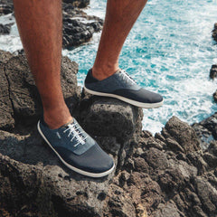 Nohea Moku Men's Boat Shoes - Dark Shadow | Men OluKai on sale
