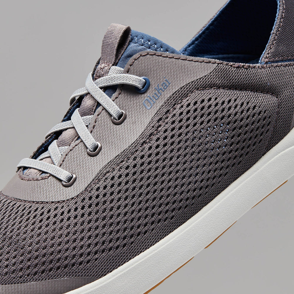 Moku Pae Men's Boat Shoes - Pavement / Vintage Blue | Men OluKai sale