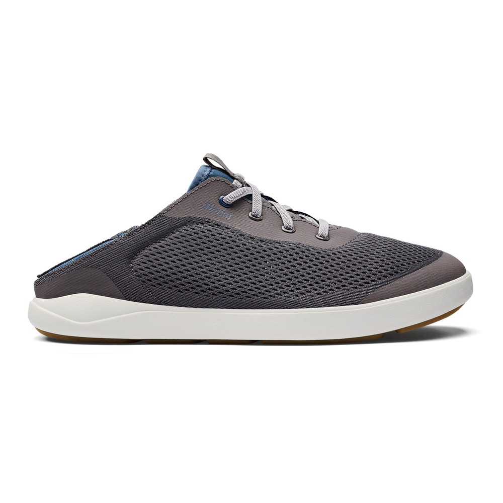 Moku Pae Men's Boat Shoes - Pavement / Vintage Blue | Men OluKai sale