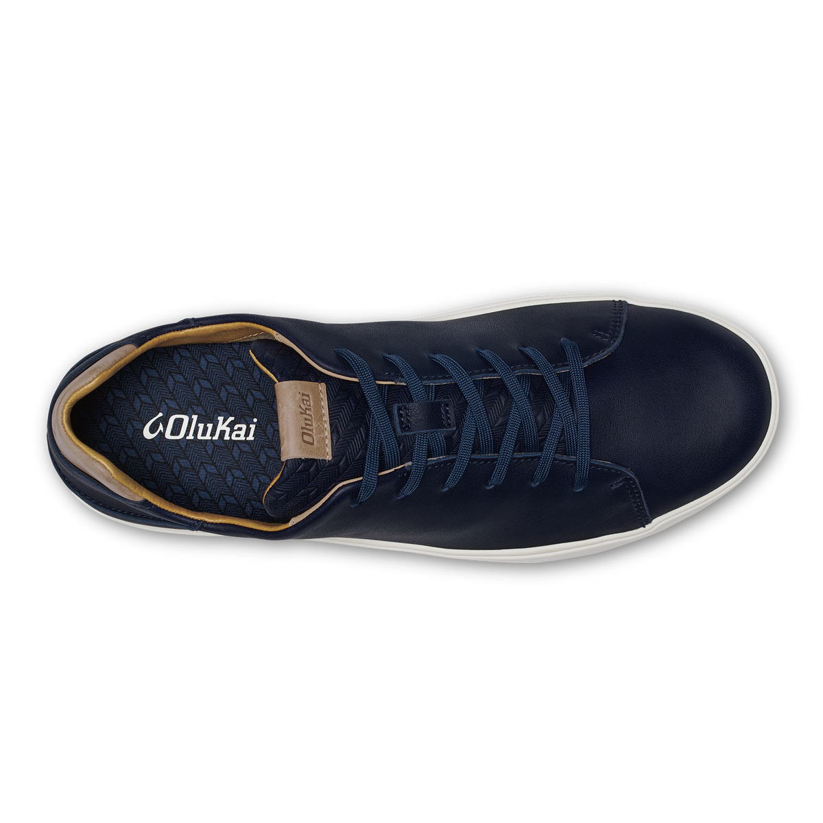 Lae‘ahi Lī ‘Ili Men's Leather Sneakers - Trench Blue | Men OluKai online