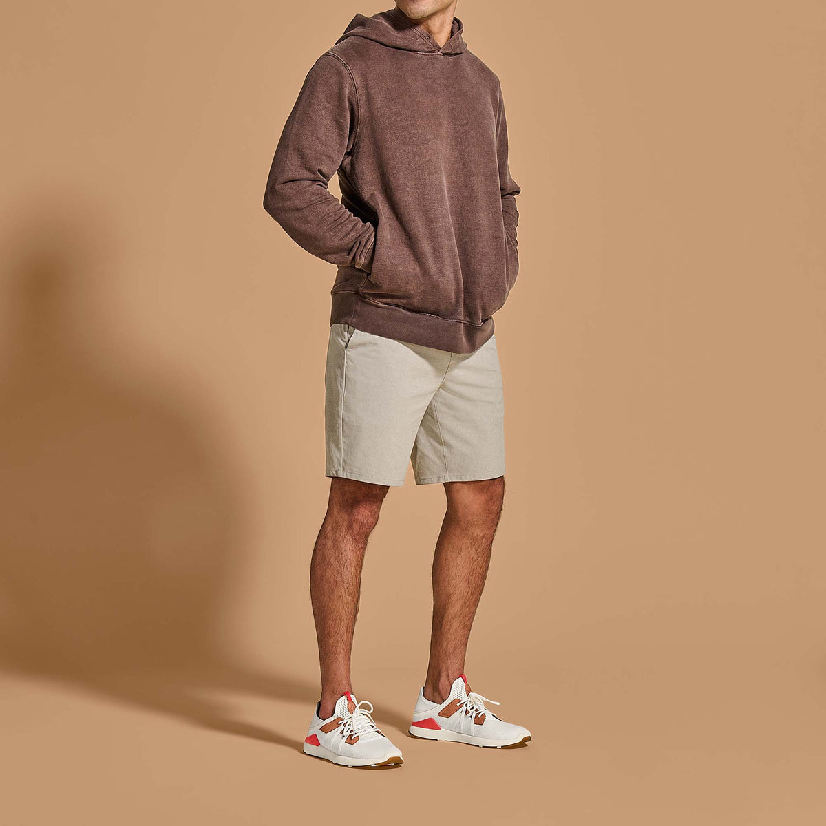 Mio Lī Men's Athletic Shoes - Bright White / Red Lava | Men OluKai sale
