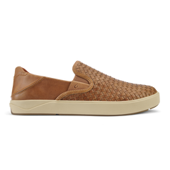 Lae‘ahi Lauhala Men's Leather Slip-On Sneakers - Fox | Men OluKai sale