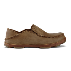 Moloā Men's Leather Slip On Shoes - Ray / Toffee | Men OluKai cheap