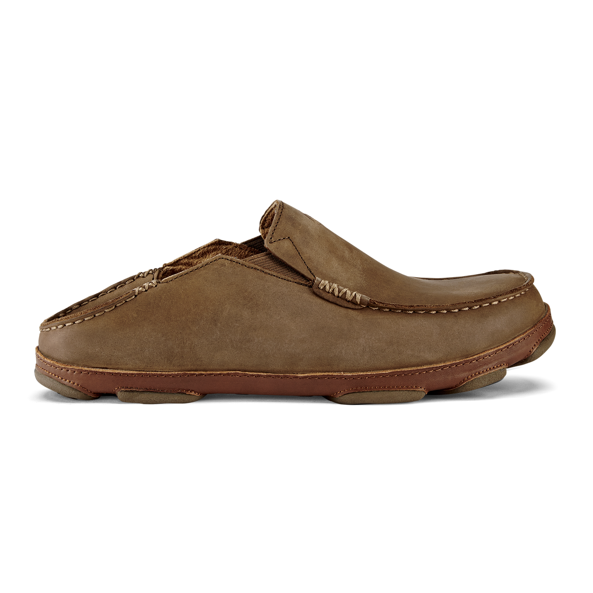 Moloā Men's Leather Slip On Shoes - Ray / Toffee | Men OluKai cheap